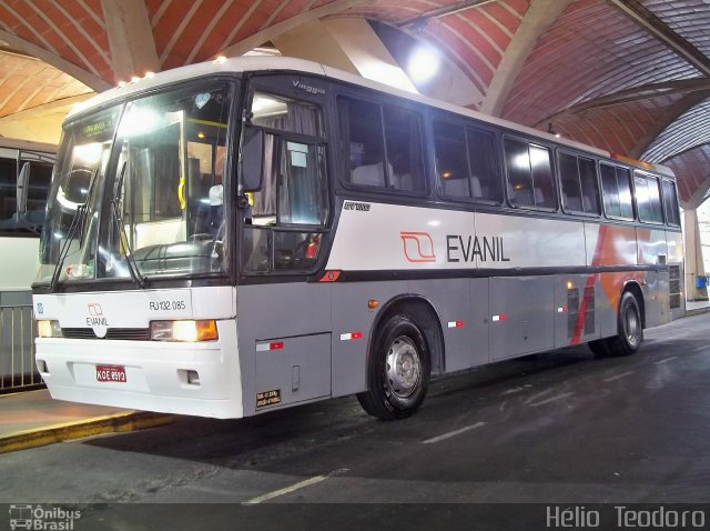 Evanil Transportes e Turismo RJ 132.085 na cidade de Barra Mansa, Rio de Janeiro, Brasil, por Hélio  Teodoro. Número da foto: #2754823.
