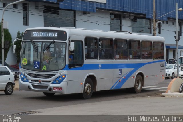 Auto Viação Floresta 7022 na cidade de Campo Grande, Mato Grosso do Sul, Brasil, por Eric Moises Martins. Número da foto: #2755769.