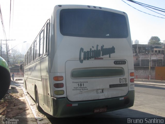 Coutinho Transporte 0178 na cidade de Taboão da Serra, São Paulo, Brasil, por Bruno Santino. ID da foto: 2755513.