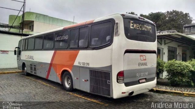 Evanil Transportes e Turismo RJ 132.016 na cidade de Nova Iguaçu, Rio de Janeiro, Brasil, por Andrea Ramos  de Moura Tavares Lucena. ID da foto: 2754805.