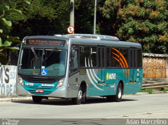 Expresso Unir 14169 na cidade de Belo Horizonte, Minas Gerais, Brasil, por Adão Raimundo Marcelino. Número da foto: #2758752.