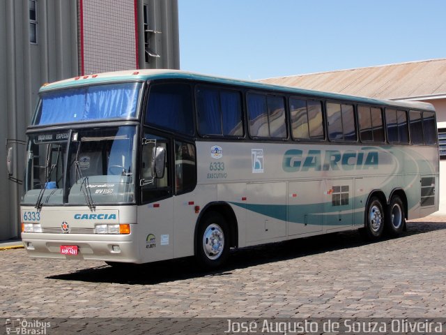 Viação Garcia 6333 na cidade de Londrina, Paraná, Brasil, por José Augusto de Souza Oliveira. ID da foto: 2756661.