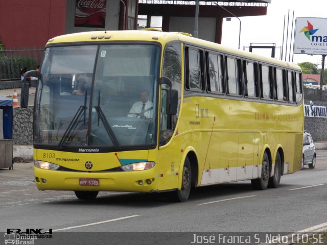 Viação Itapemirim 8103 na cidade de Feira de Santana, Bahia, Brasil, por José Franca S. Neto. ID da foto: 2758724.