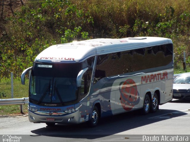 Mapatur Transportes e Turismo 5515 na cidade de Aparecida, São Paulo, Brasil, por Paulo Alcantara. ID da foto: 2758574.