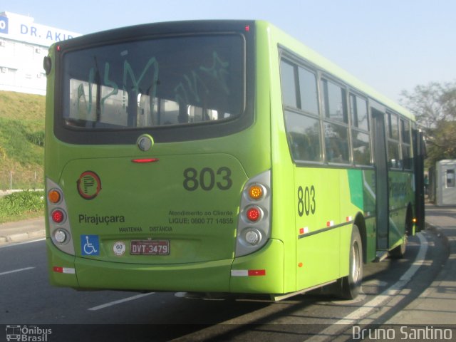 Viação Pirajuçara 803 na cidade de Taboão da Serra, São Paulo, Brasil, por Bruno Santino. Número da foto: #2758059.