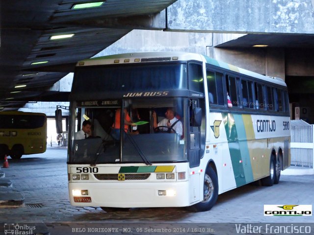 Empresa Gontijo de Transportes 5810 na cidade de Belo Horizonte, Minas Gerais, Brasil, por Valter Francisco. ID da foto: 2759095.