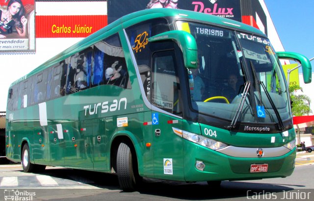 Tursan - Turismo Santo André 004 na cidade de Goiânia, Goiás, Brasil, por Carlos Júnior. Número da foto: #2759795.