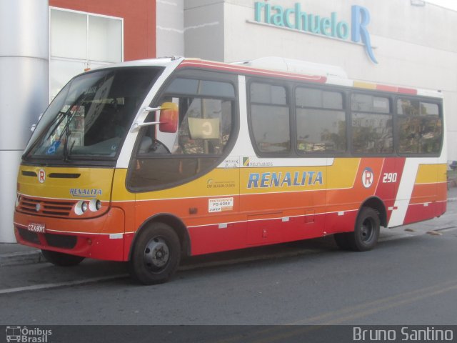 Renalita Transportes e Turismo 290 na cidade de Taboão da Serra, São Paulo, Brasil, por Bruno Santino. Número da foto: #2760282.