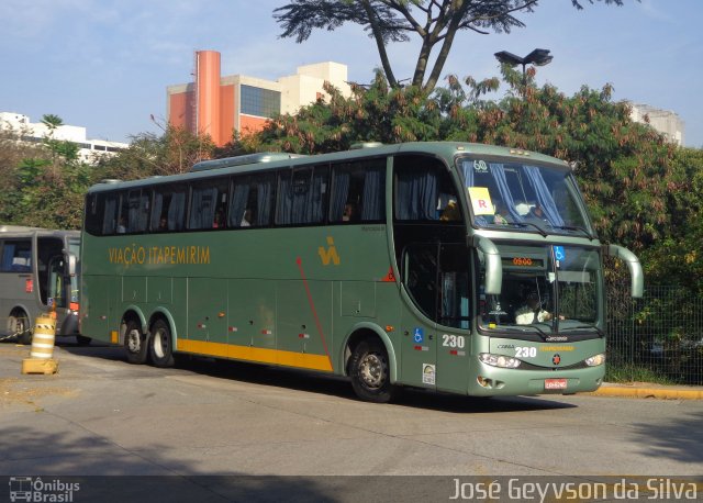 Viação Itapemirim 230 na cidade de São Paulo, São Paulo, Brasil, por José Geyvson da Silva. Número da foto: #2759911.