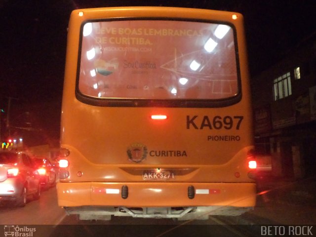 Viação Tamandaré KA697 na cidade de Curitiba, Paraná, Brasil, por Alberto Selinke. Número da foto: #2759547.