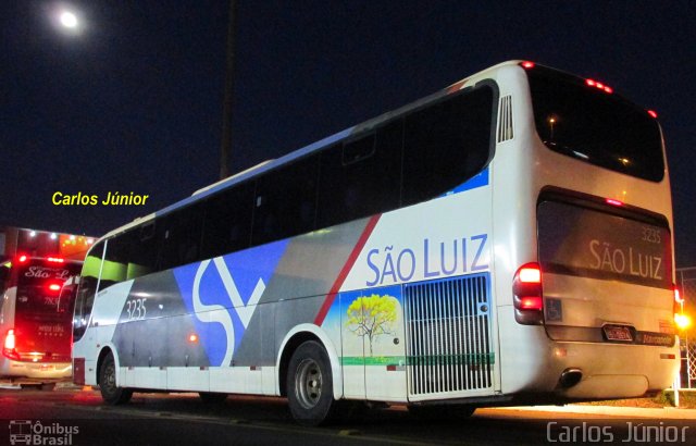 Viação São Luiz 3235 na cidade de Goiânia, Goiás, Brasil, por Carlos Júnior. Número da foto: #2759774.
