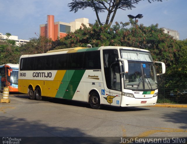 Empresa Gontijo de Transportes 11610 na cidade de São Paulo, São Paulo, Brasil, por José Geyvson da Silva. ID da foto: 2759857.