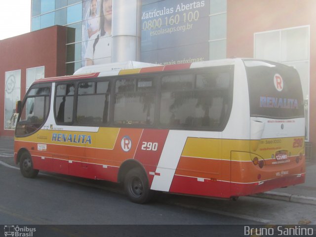 Renalita Transportes e Turismo 290 na cidade de Taboão da Serra, São Paulo, Brasil, por Bruno Santino. Número da foto: #2760284.
